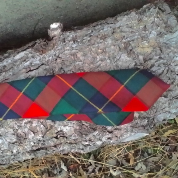 Polo Ralph Lauren Other - POLO RALPH LAUREN Red Green Tartan Plaid Tie